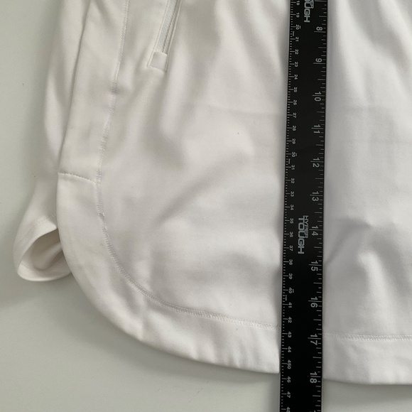 Athleta Women’s Fairway Golf Skort 18" Sz M White Pickleball Tennis Pockets - Picture 5 of 11
